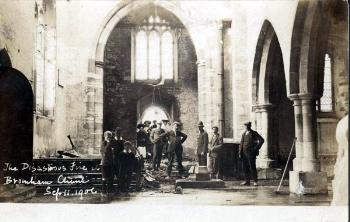 The church following the fire of 1906 [Z49/415]